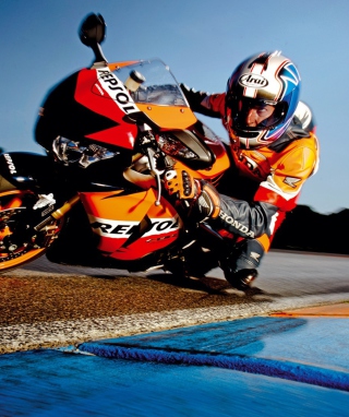 Kostenloses Repsol Honda Wallpaper für Nokia C1-01