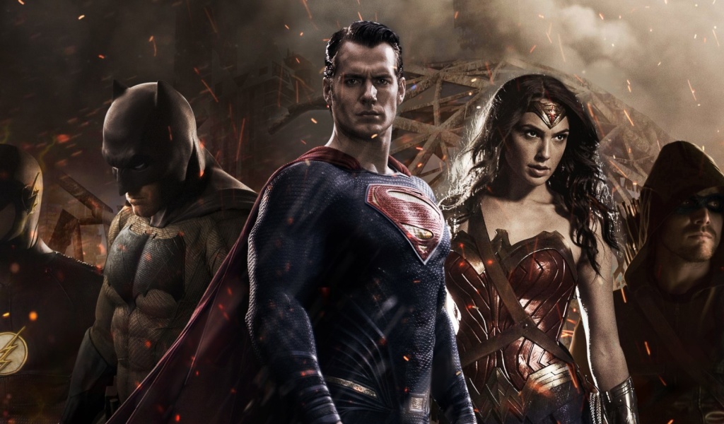 Batman v Superman Dawn of Justice wallpaper 1024x600