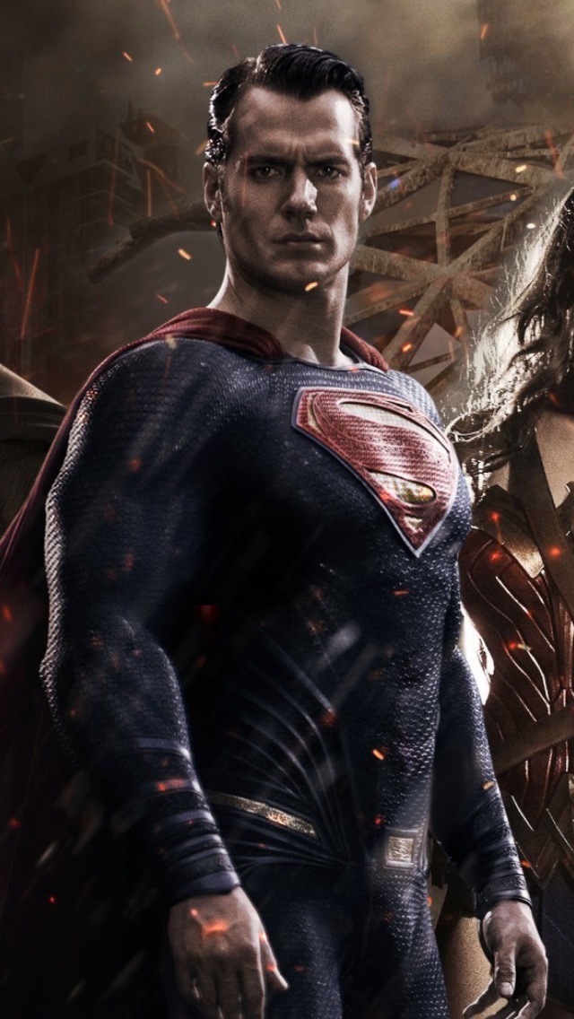 Fondo de pantalla Batman v Superman Dawn of Justice 640x1136