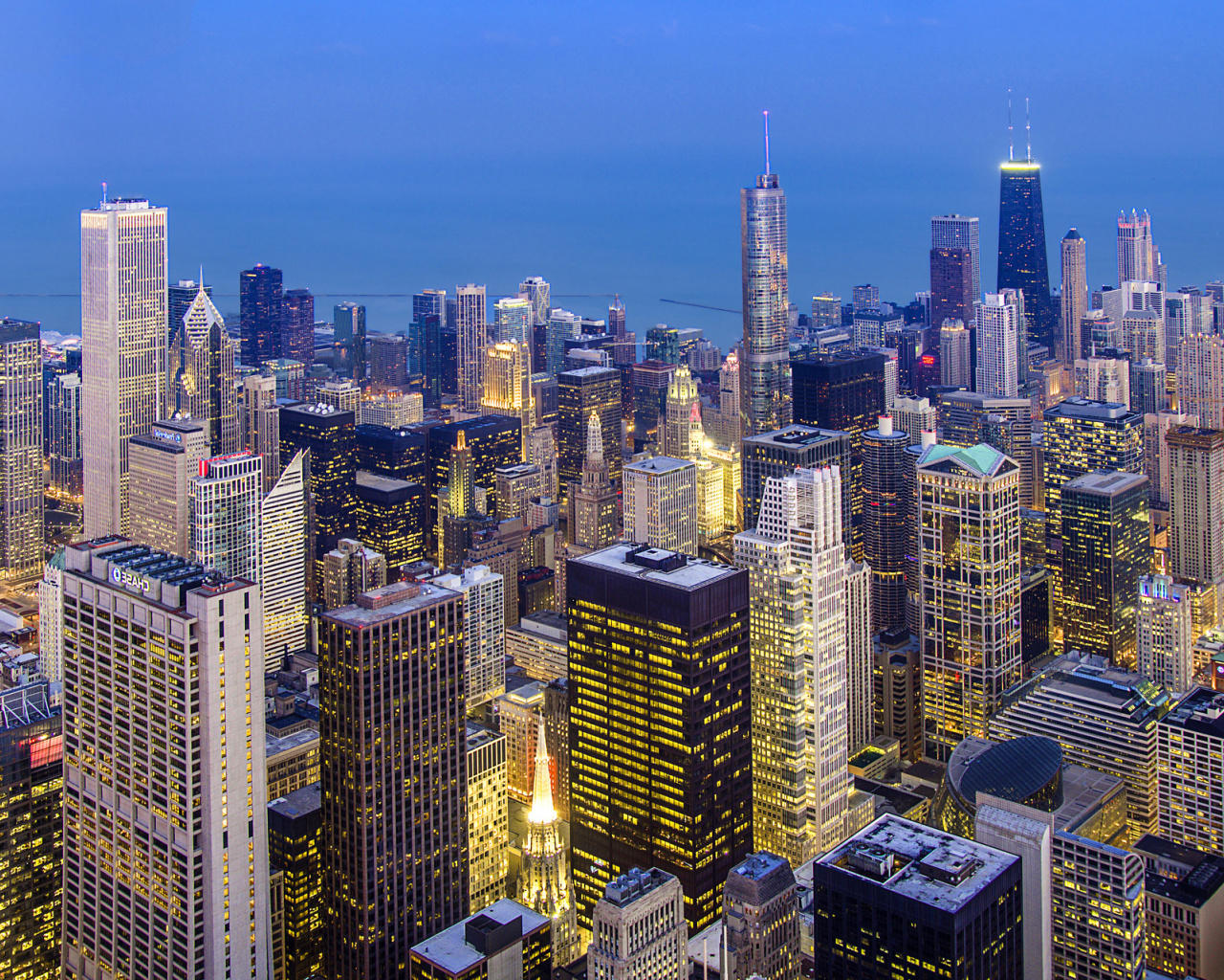 Das Chicago, Illinois Wallpaper 1280x1024