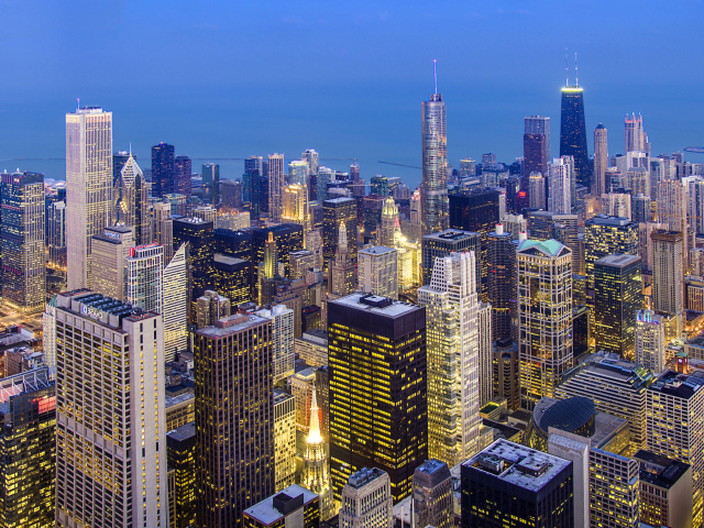 Das Chicago, Illinois Wallpaper 640x480