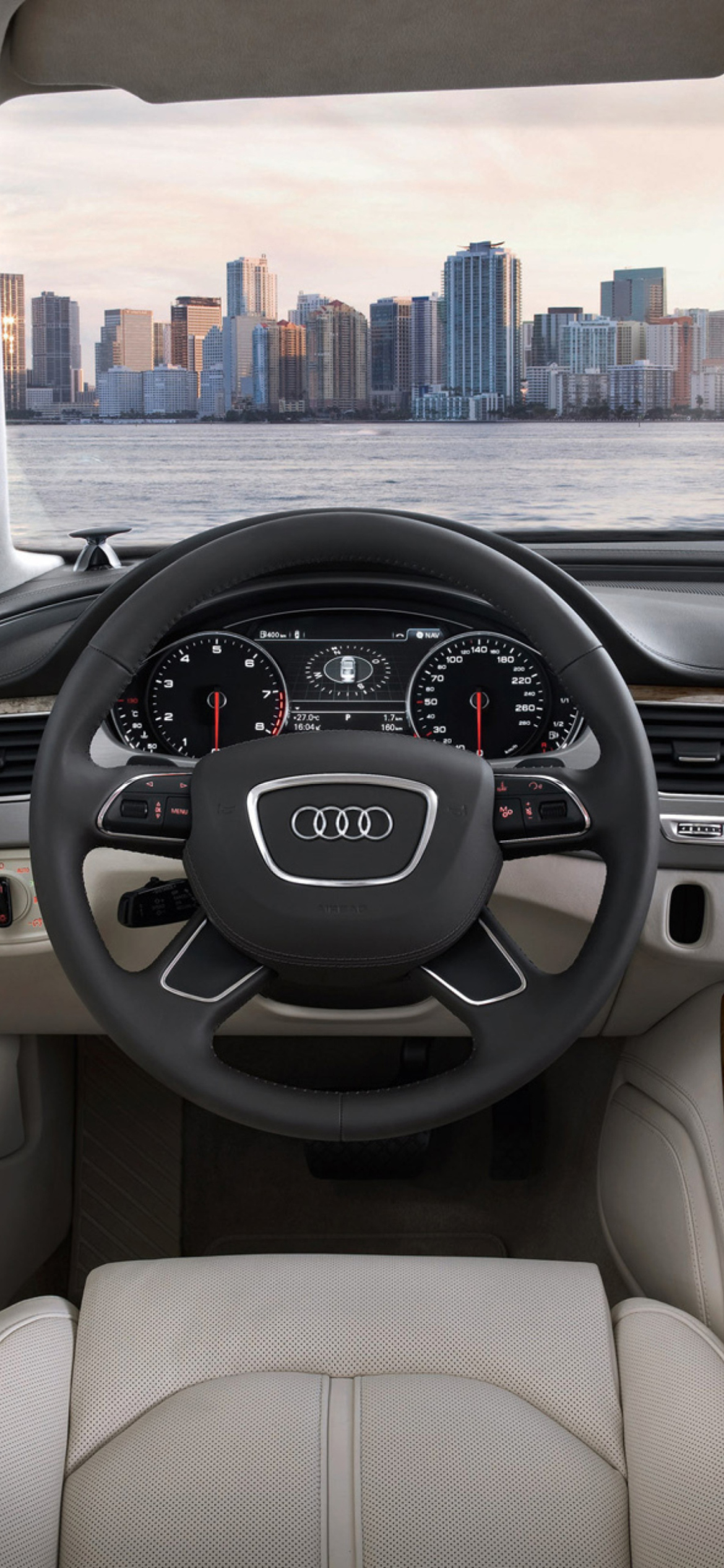 Sfondi Audi A8 Interior 1170x2532