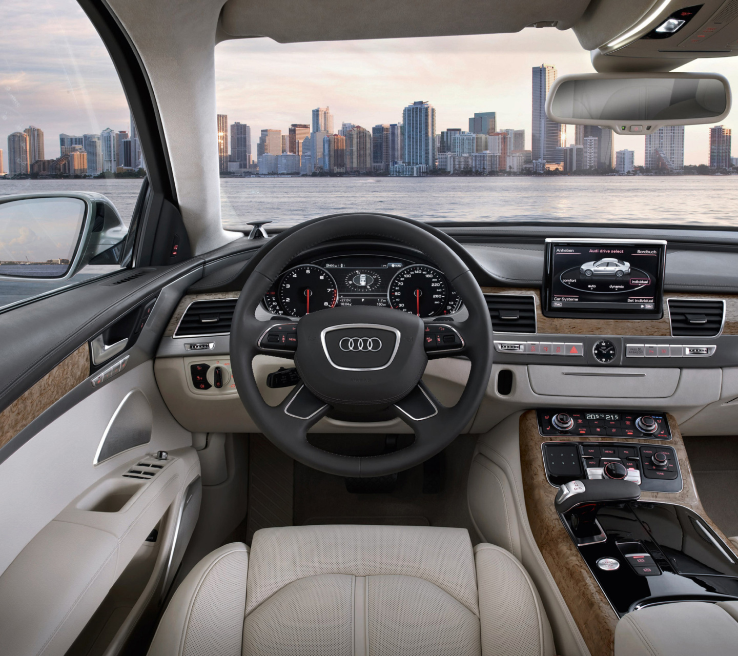 Fondo de pantalla Audi A8 Interior 1440x1280