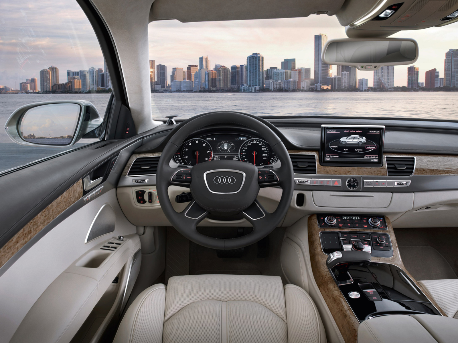 Fondo de pantalla Audi A8 Interior 1600x1200