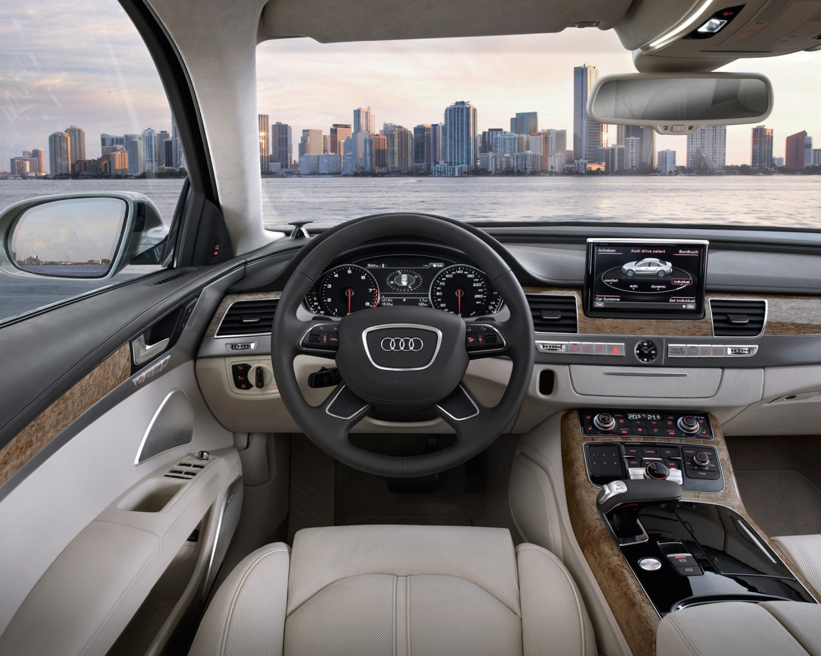 Fondo de pantalla Audi A8 Interior 1600x1280