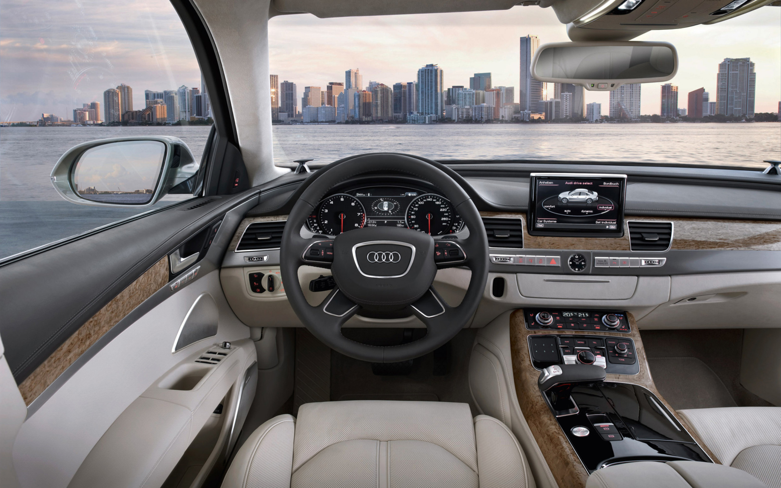 Das Audi A8 Interior Wallpaper 2560x1600
