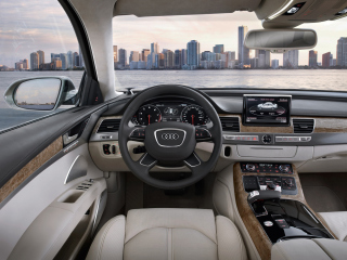 Fondo de pantalla Audi A8 Interior 320x240
