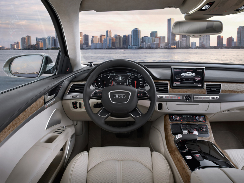 Fondo de pantalla Audi A8 Interior 800x600