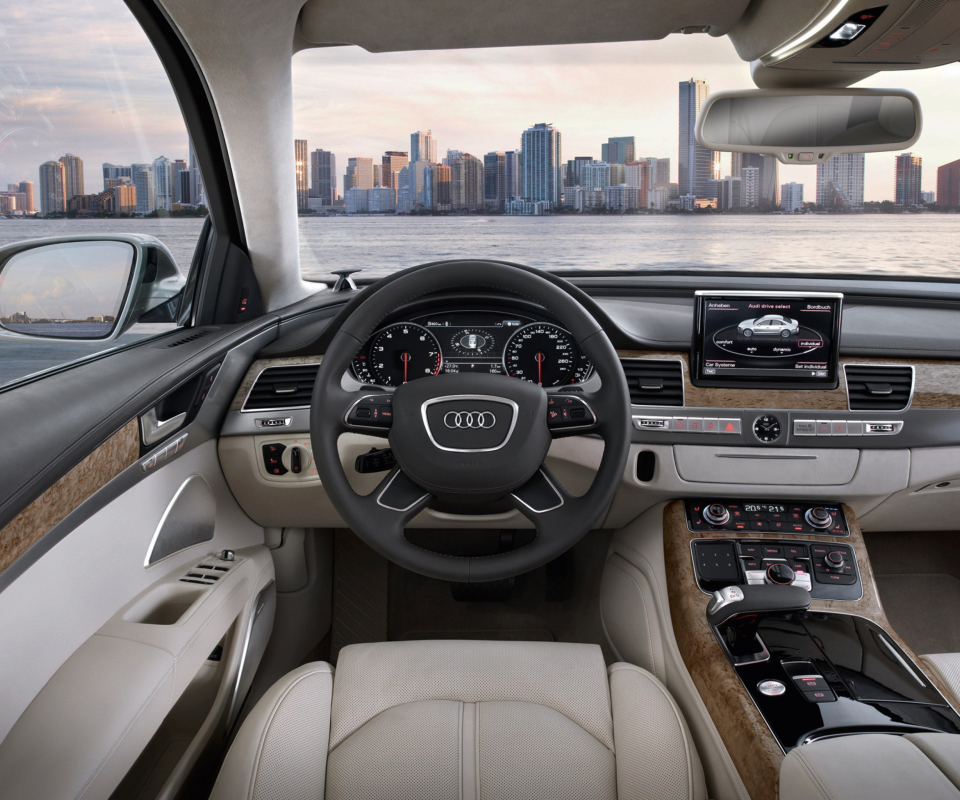 Das Audi A8 Interior Wallpaper 960x800