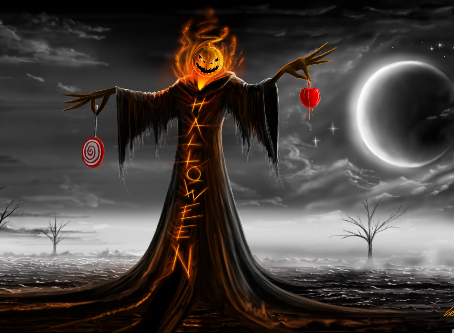 Das Halloween Wallpaper 1920x1408