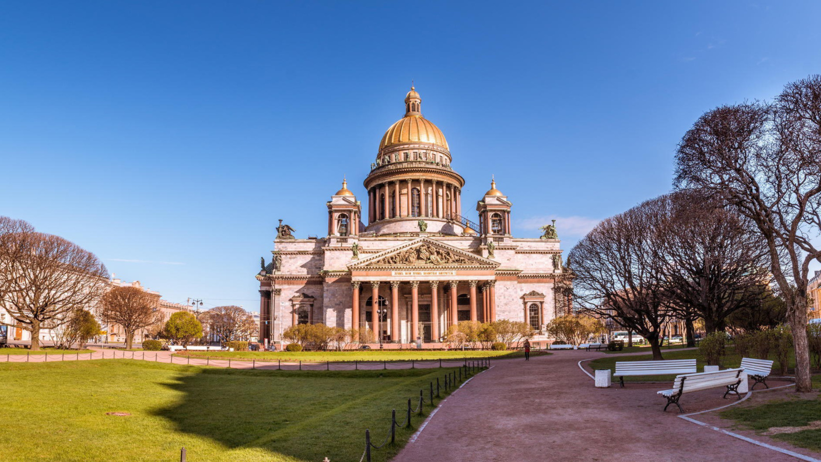 Wallpaper St Isaacs Cathedral, St Petersburg, Russia screenshot #1 1600x900