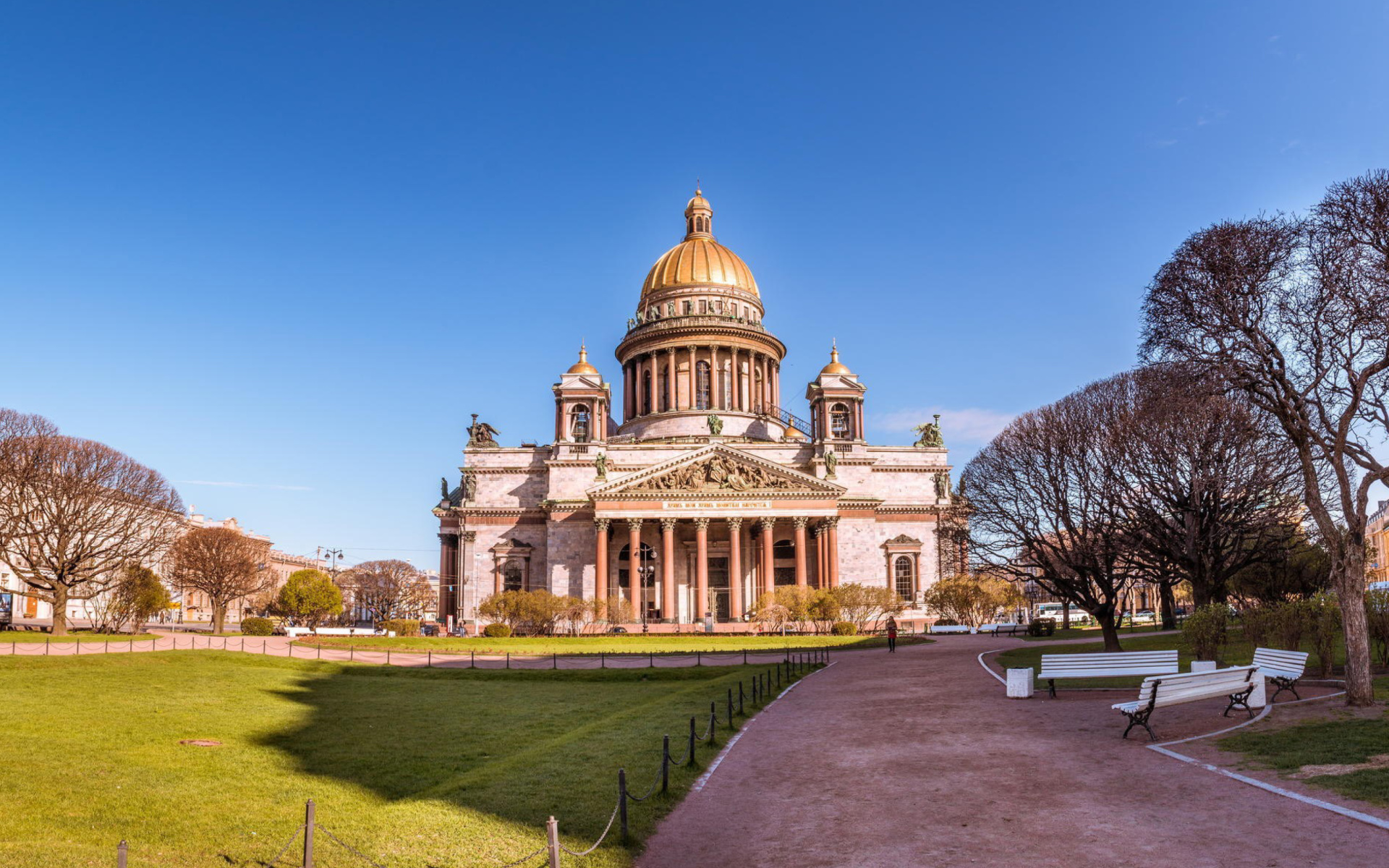 Fondo de pantalla Wallpaper St Isaacs Cathedral, St Petersburg, Russia 1920x1200