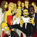 Simpsons Oscar Selfie wallpaper 128x128