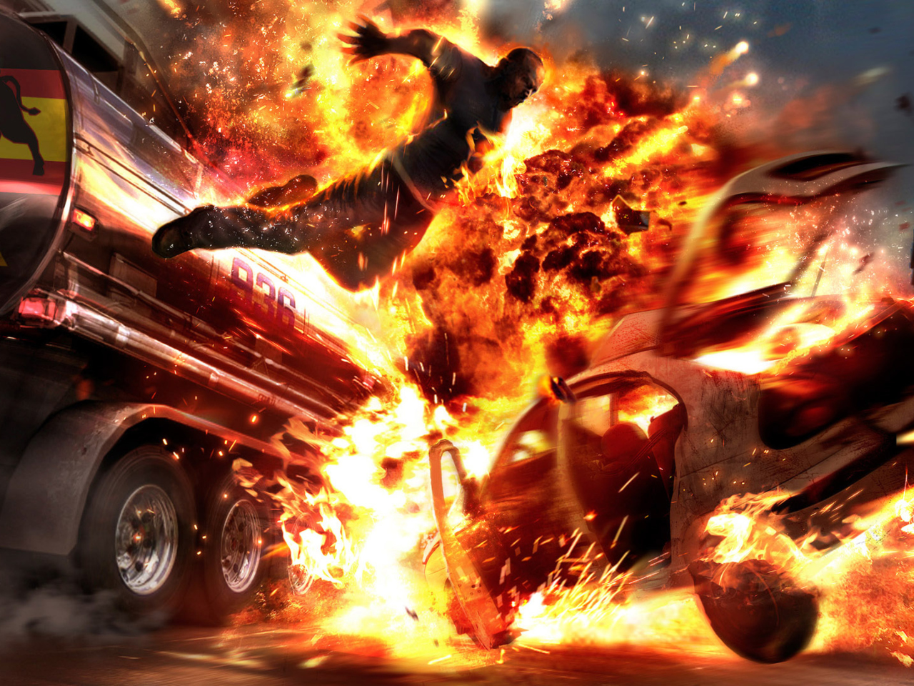 Car Crash Explosion screenshot #1 1280x960