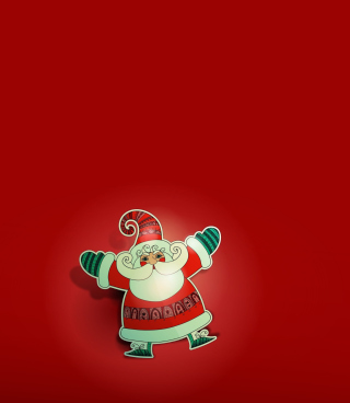 Kostenloses Dancing Santa Wallpaper für Nokia C2-03