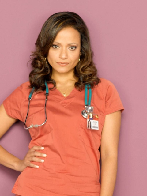 Fondo de pantalla Scrubs - Judy Reyes Nurse Carla Espinosa 480x640