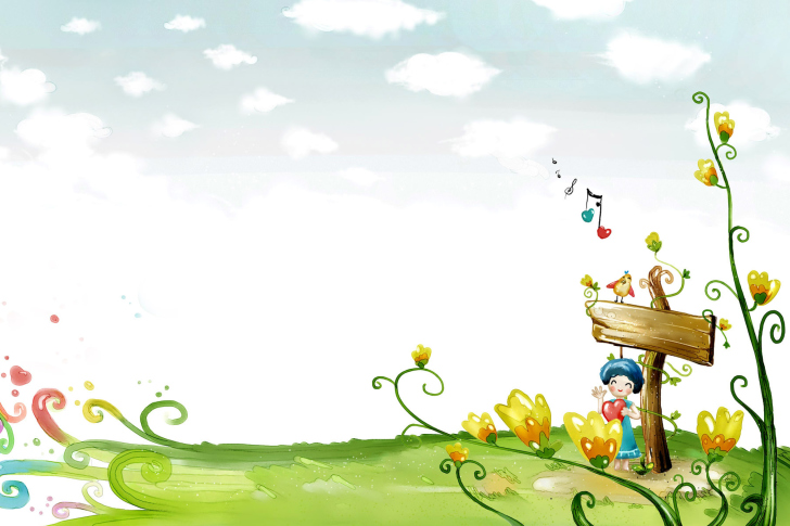 Das Fairyland Illustration Wallpaper