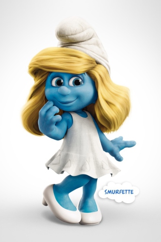 Обои Smurfette 320x480