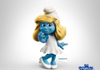 Smurfette Background for Android, iPhone and iPad