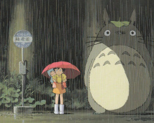 Das My Neighbor Totoro Japanese animated fantasy film Wallpaper 220x176