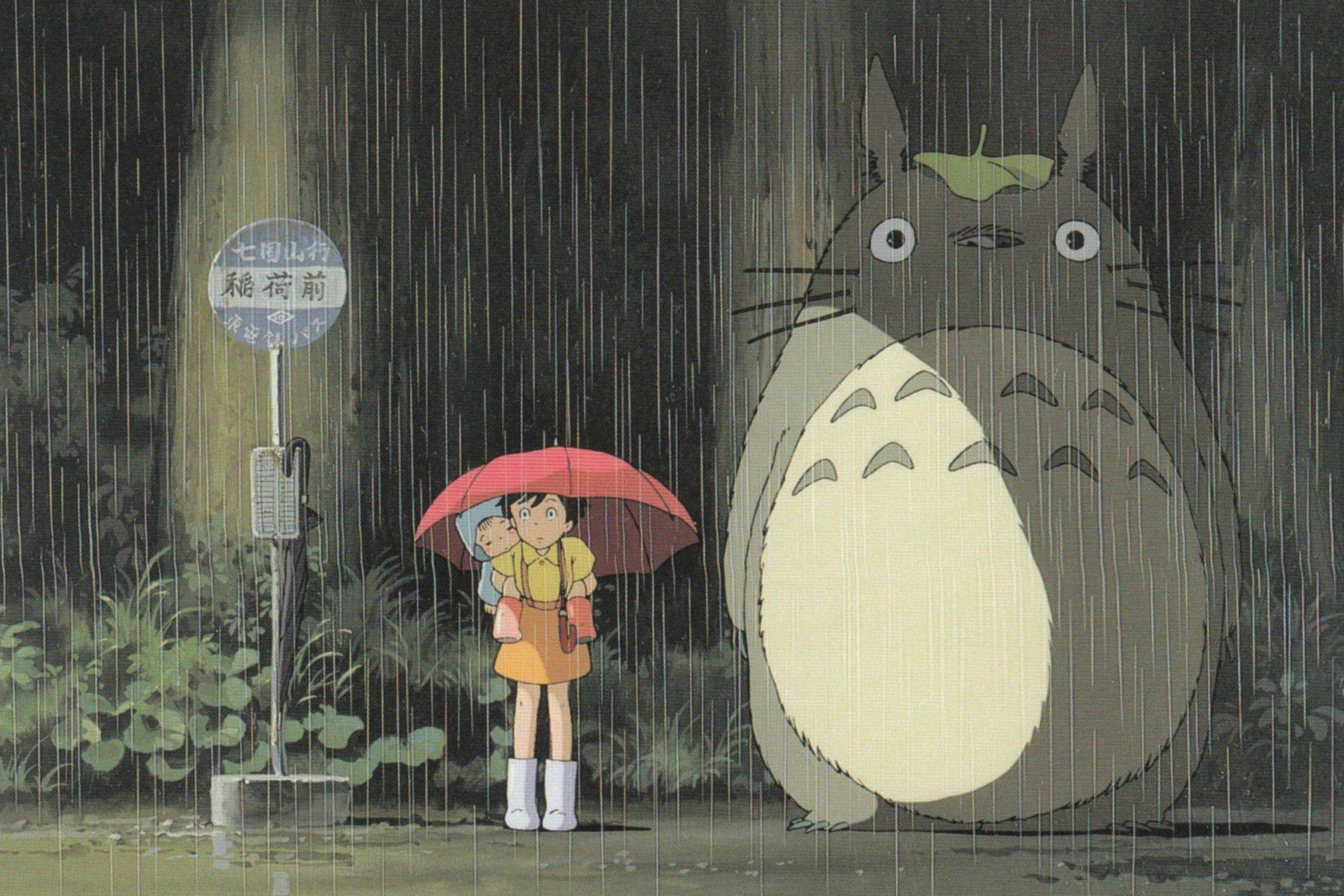 Das My Neighbor Totoro Japanese animated fantasy film Wallpaper 2880x1920