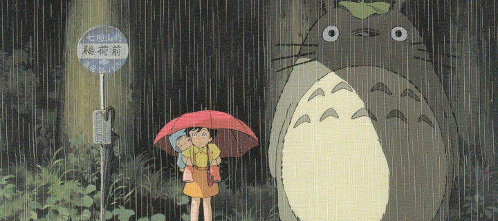 Das My Neighbor Totoro Japanese animated fantasy film Wallpaper 720x320