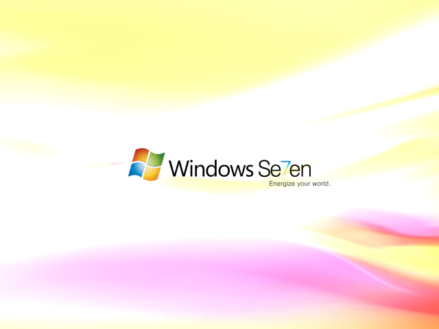 Das Windows Se7en Wallpaper 640x480