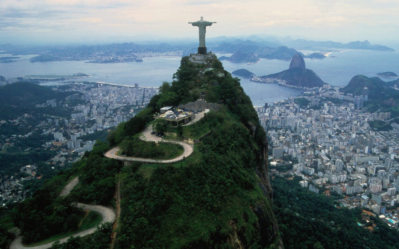 View From Corcovado wallpaper 1280x800