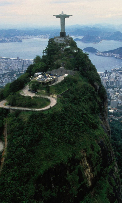Das View From Corcovado Wallpaper 480x800