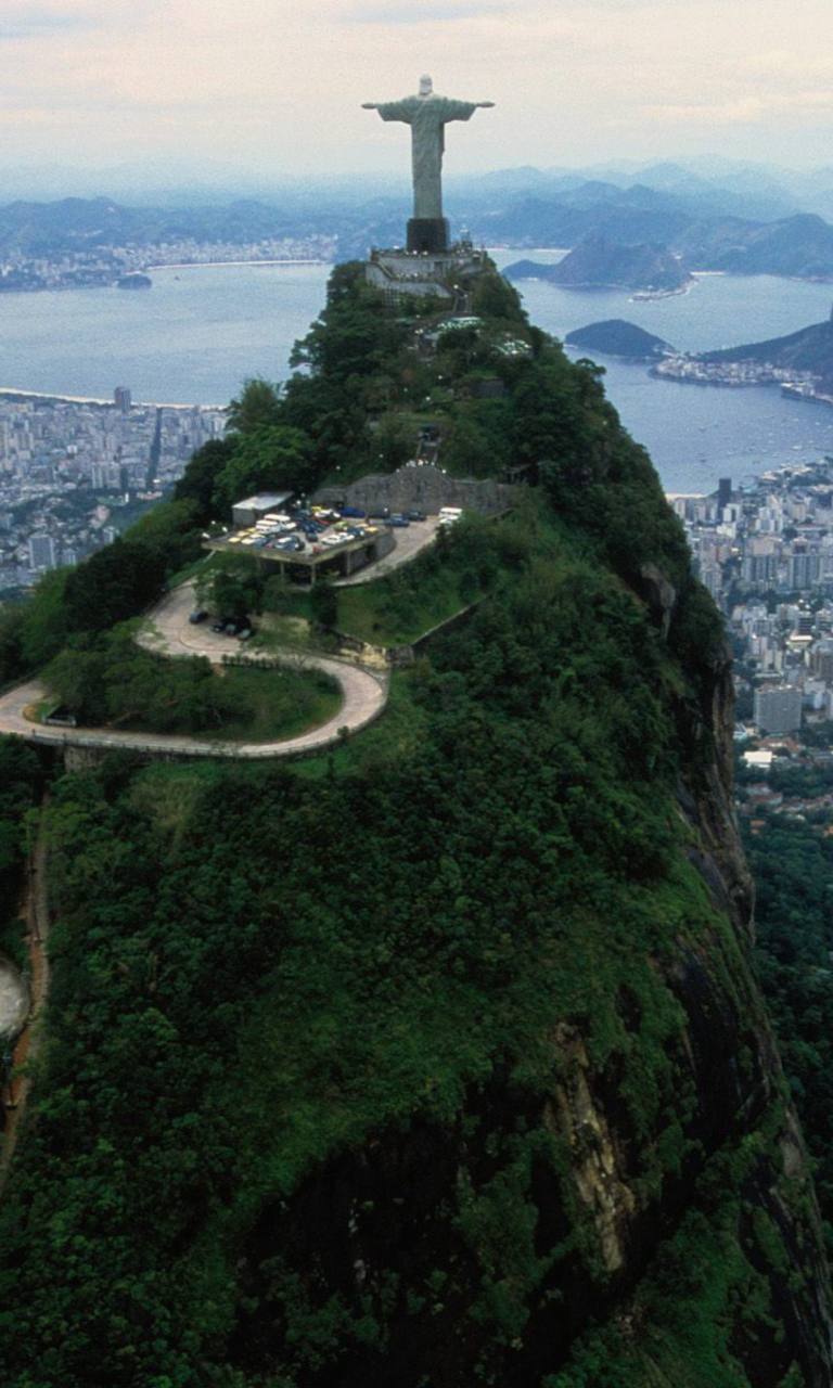 Das View From Corcovado Wallpaper 768x1280