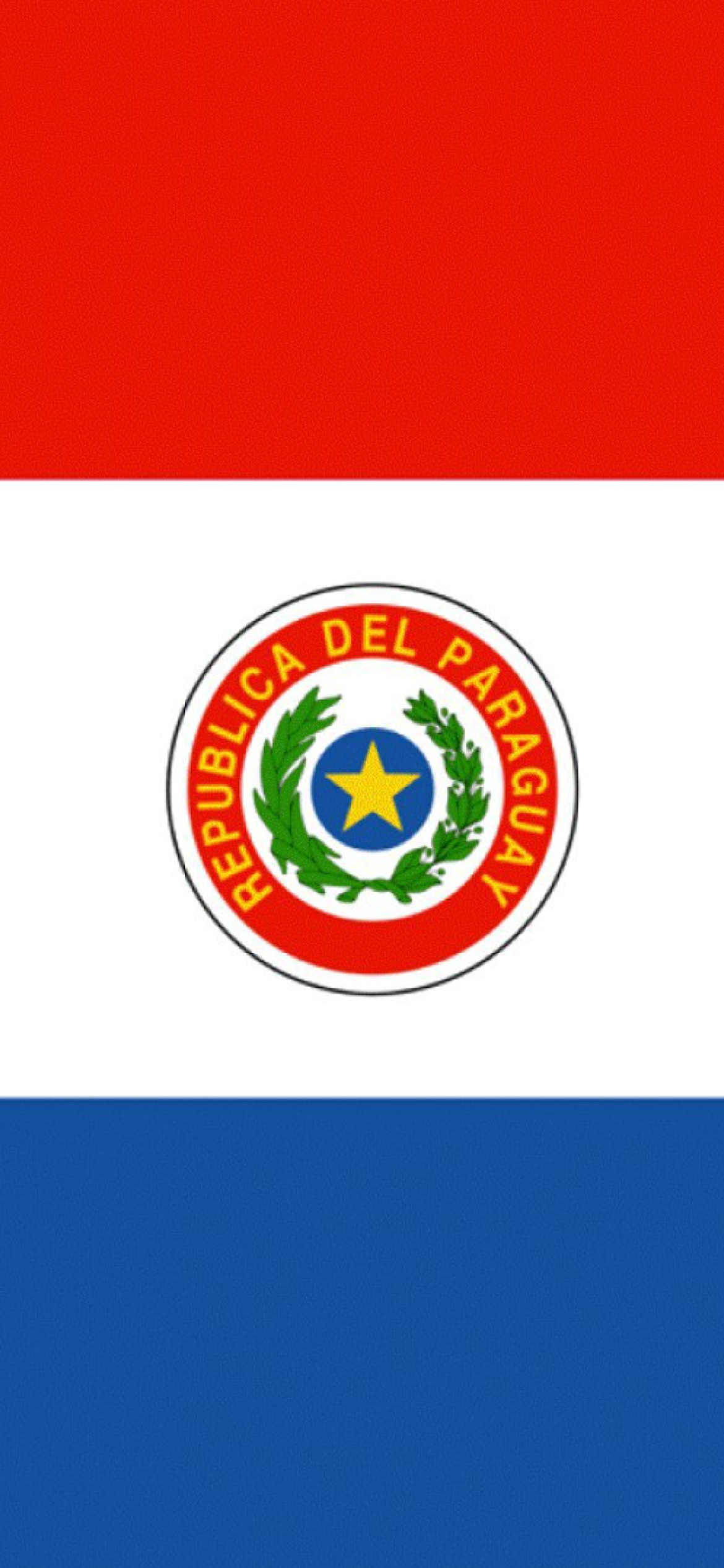 Sfondi Paraguay Flag 1170x2532