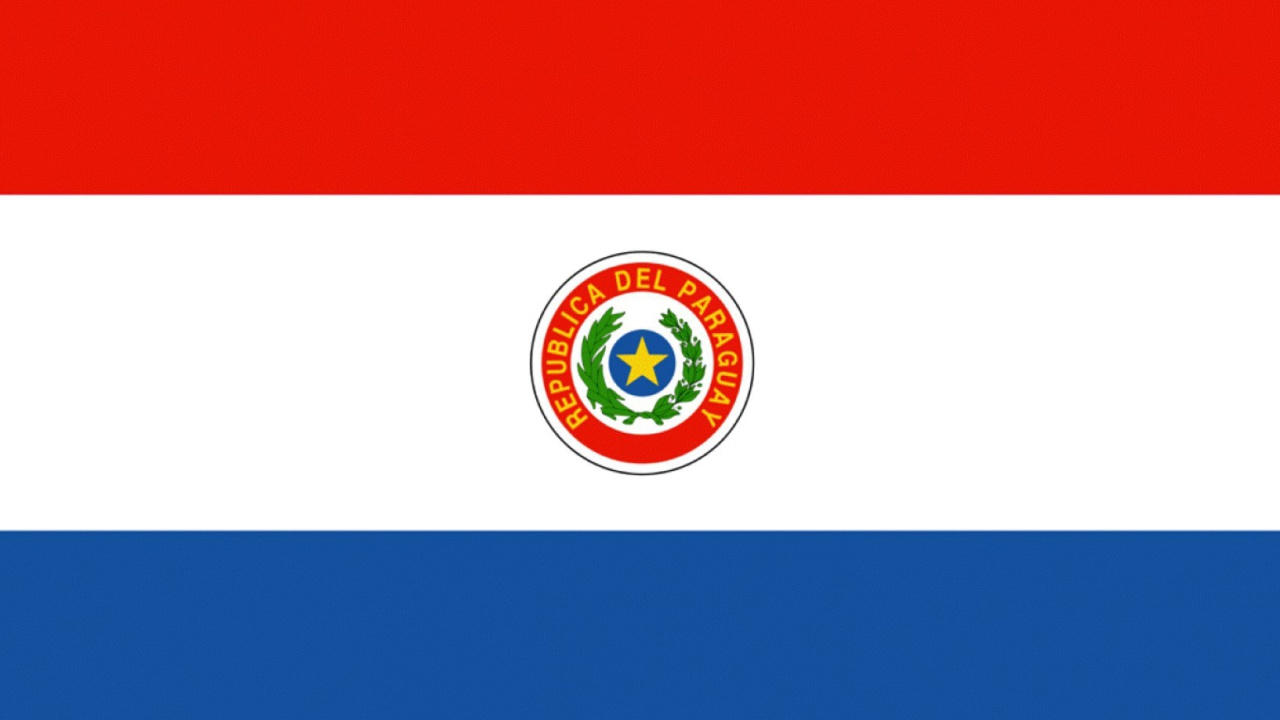 Paraguay Flag wallpaper 1280x720
