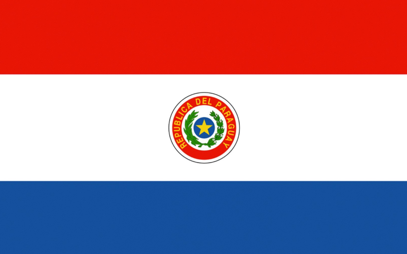 Fondo de pantalla Paraguay Flag 1680x1050
