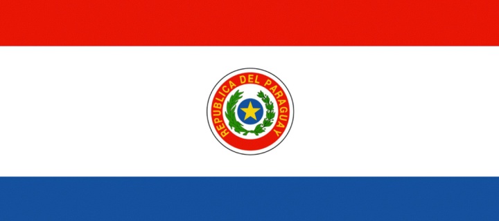 Das Paraguay Flag Wallpaper 720x320