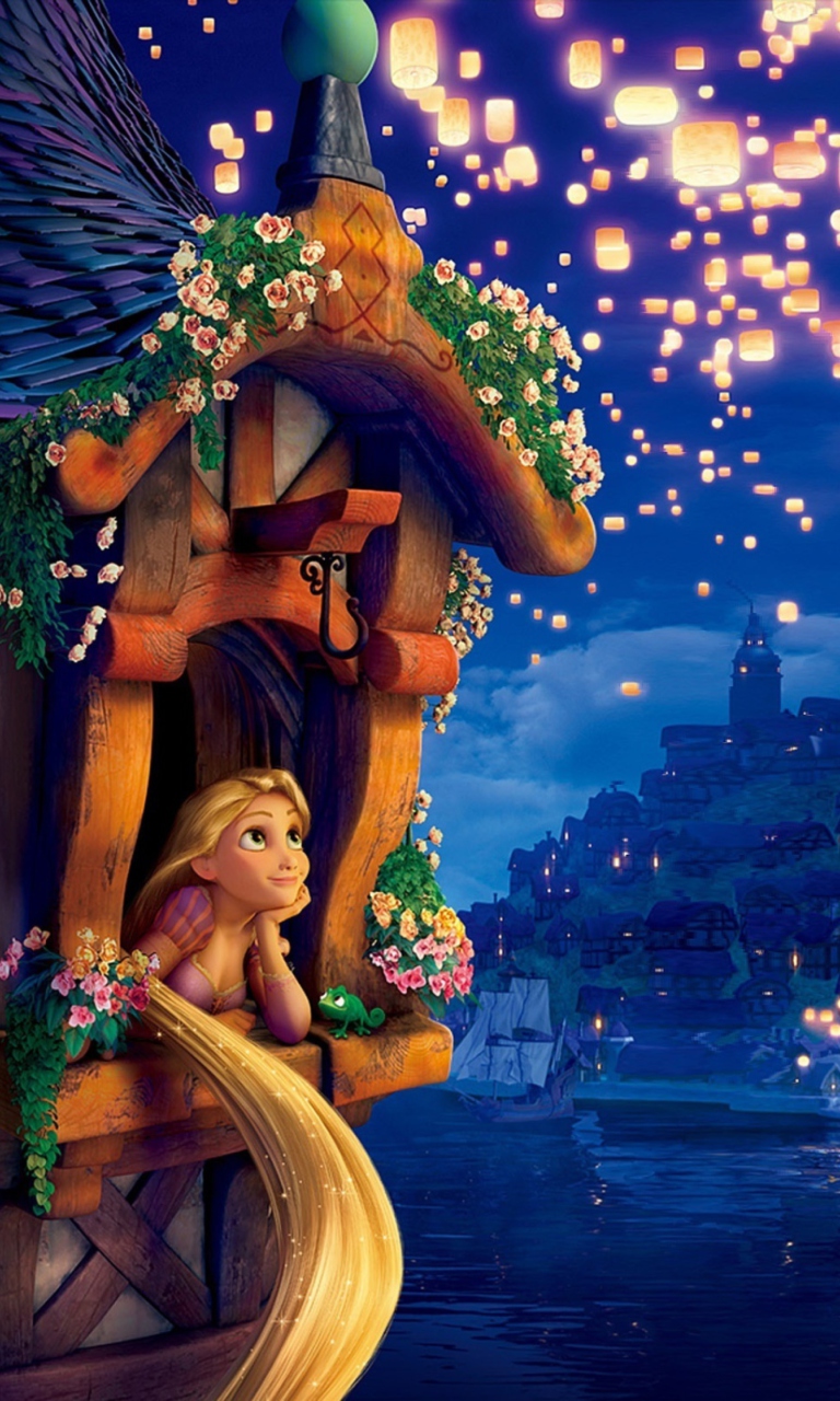 Fondo de pantalla Tangled 768x1280