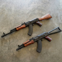 Sfondi AK 74 Kalashnikov Assault Rifle 128x128