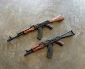 Fondo de pantalla AK 74 Kalashnikov Assault Rifle 176x144