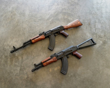 Das AK 74 Kalashnikov Assault Rifle Wallpaper 220x176