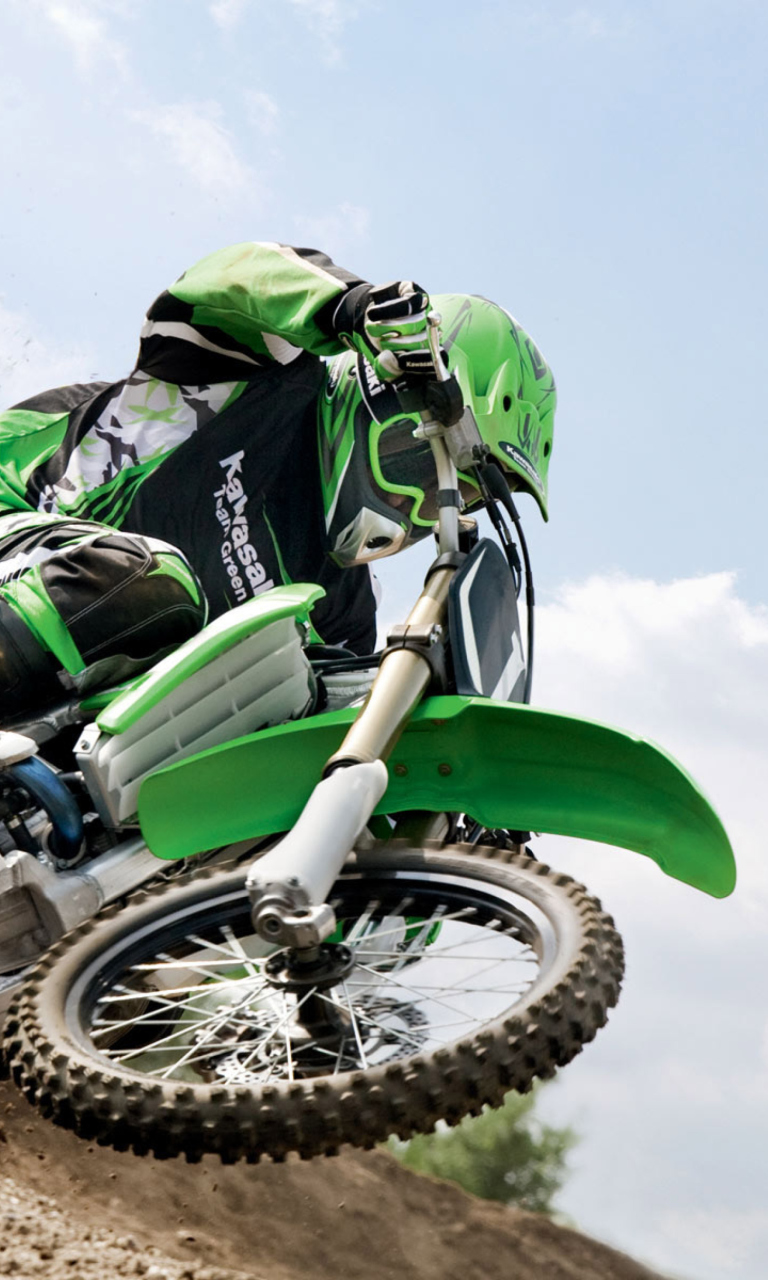 Screenshot №1 pro téma Kawasaki Motocross 768x1280