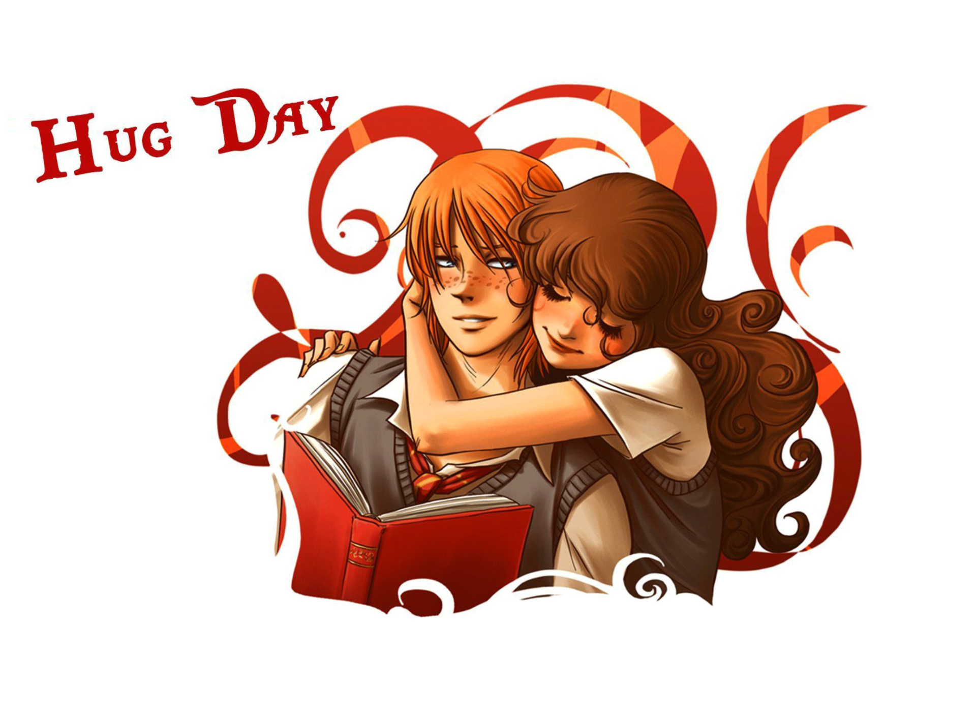 Обои National Hugging Day 1920x1408