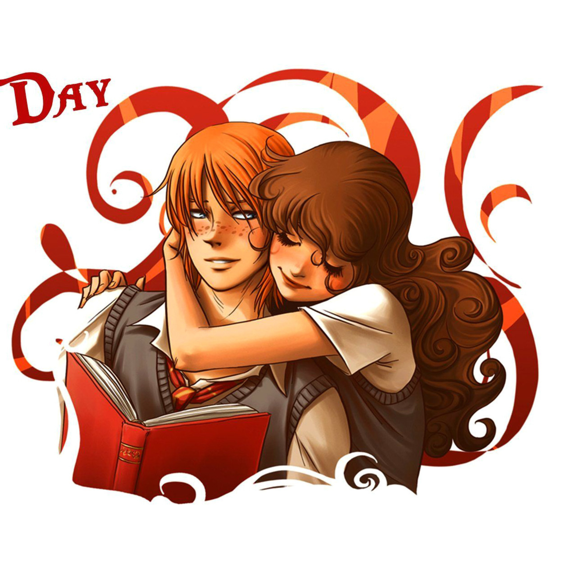 Das National Hugging Day Wallpaper 2048x2048