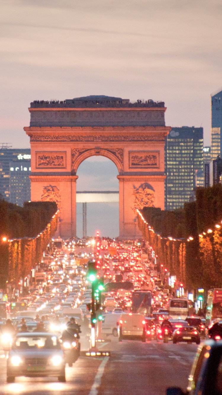 Avenue Des Champs Elysees wallpaper 750x1334