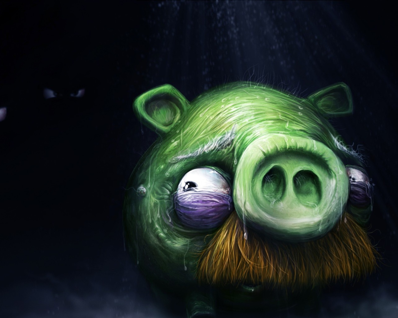 Angry Birds Alone Pig wallpaper 1600x1280