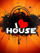 Sfondi I Love House Music 132x176