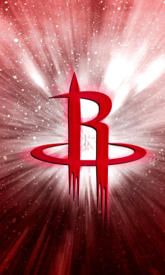 Das Houston Rockets NBA Team Wallpaper 240x400