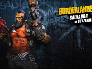 Salvador the Gunzerker, Borderlands 2 wallpaper 320x240
