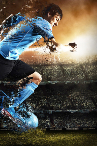 Das Lionel Messi Wallpaper 320x480