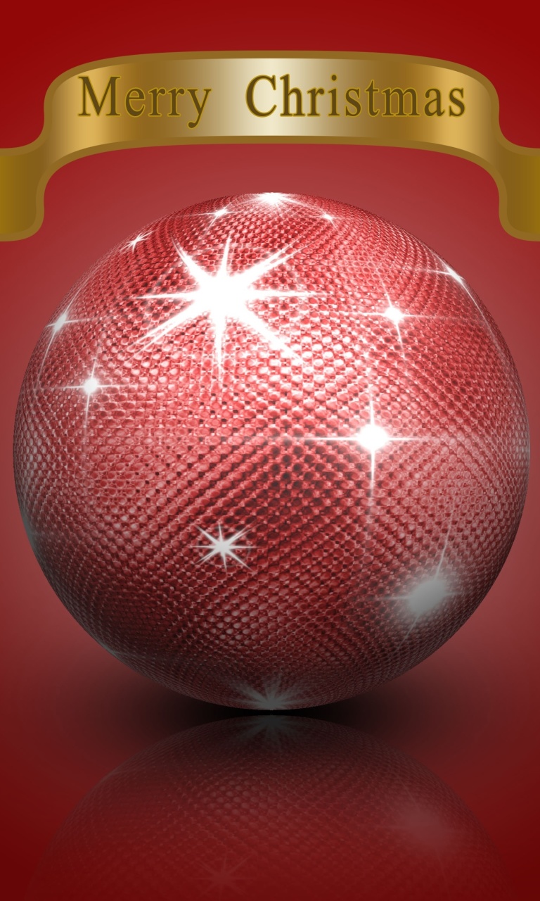 Screenshot №1 pro téma 2018 New Year Red Background 768x1280