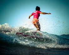 Das Colorful Surfing Wallpaper 220x176