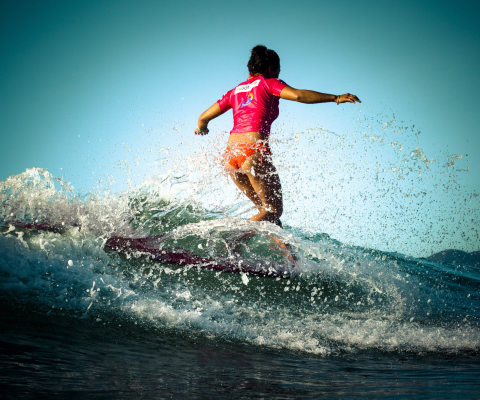 Sfondi Colorful Surfing 480x400